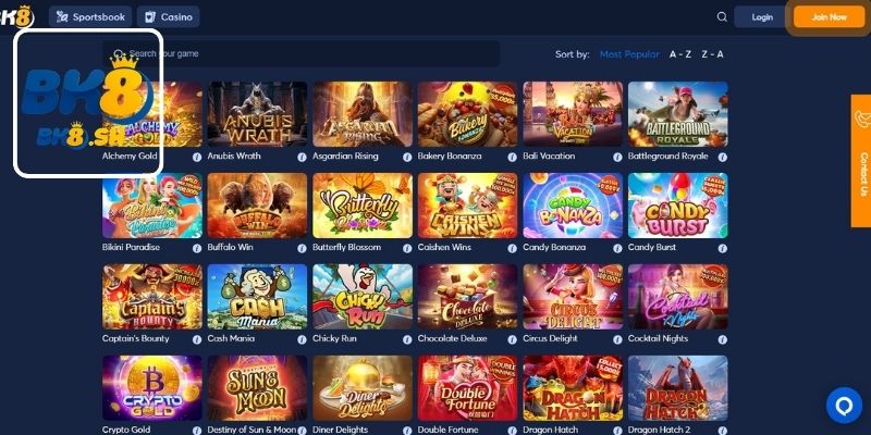 Khám Phá Các Chủ Đề Slots Game Phong Phú Tại BK8